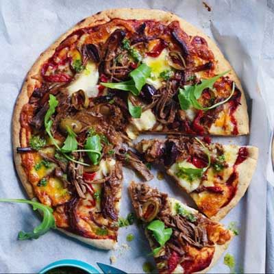 Pulled Beef Pizza